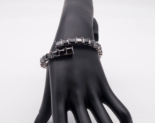Berceste series Black Zirkonia Armband - Ikra's Boutique