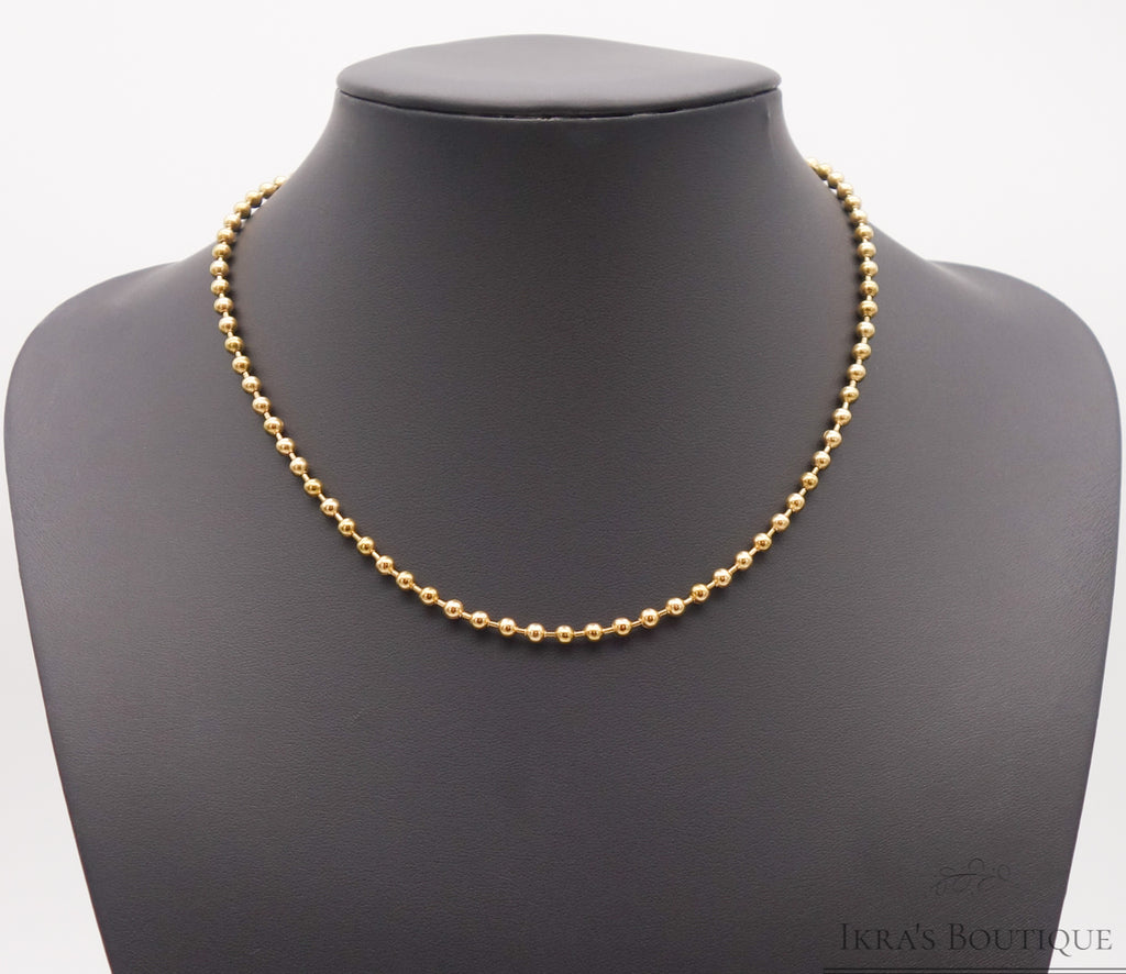 Gold ummantelte Simple Chain Halskette
