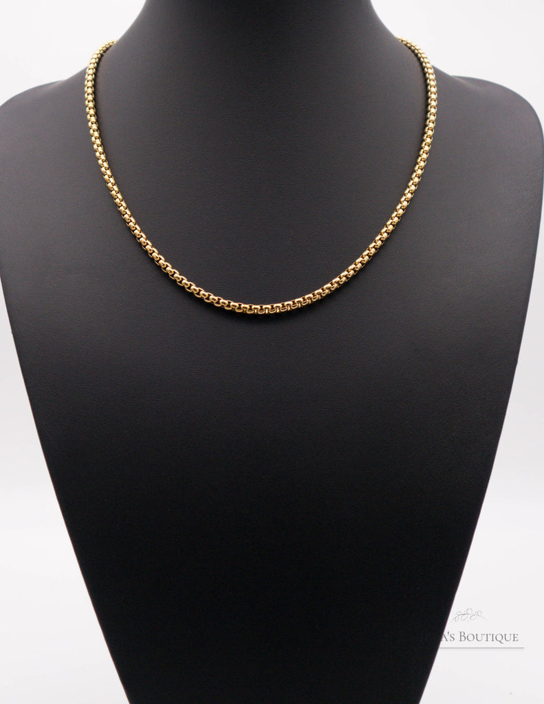 Gold ummantelte Sphere Chain Halskette