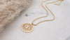 Gold ummantelte Eye of Horus Halskette - Ikra's Boutique