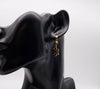 Gold ummantelte Golden Snowflake Ohrringe - Ikra's Boutique