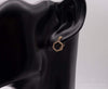 Gold ummantelte Hexagon Ohrringe - Ikra's Boutique