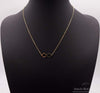 Gold ummantelte Infinity Halskette - Ikra's Boutique
