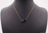 Gold ummantelte Roman Circle Halskette - Ikra's Boutique