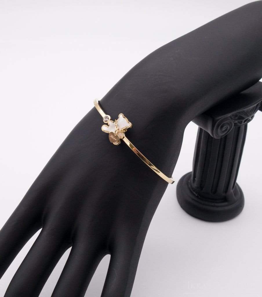 Gold ummanteltes Bärchen Armband - Ikra's Boutique