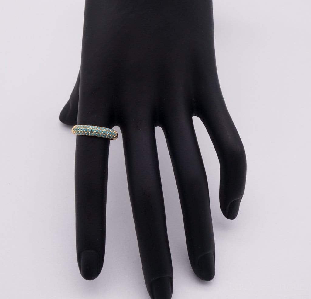 Ring mit hellblauen Steinen - Ikra's Boutique